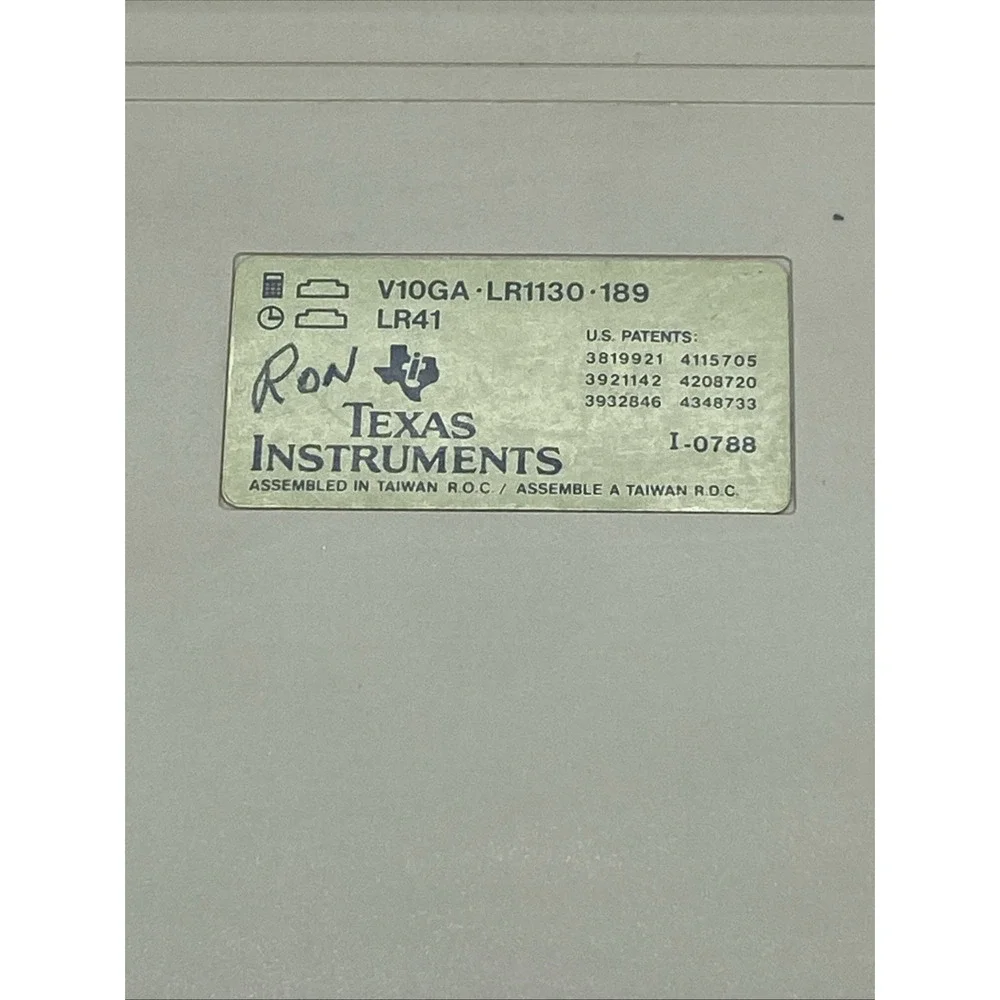 Texas Instruments BA-20 Vintage‎ Carl Buddig Calculator Profit Manager Solar